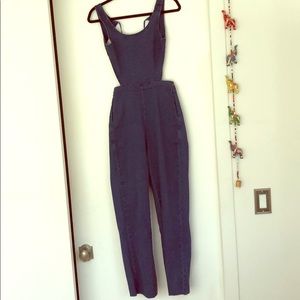 Dark jean Jumpsuit